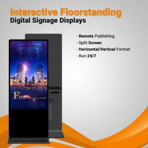 Free Standing Digital Signage without Touchscreen