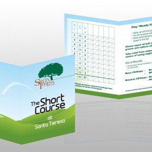 Golf Score Cards
