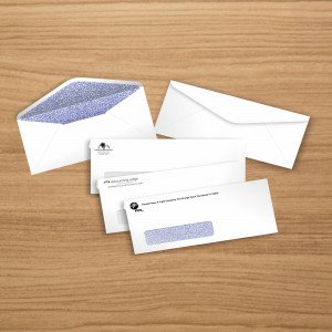 Standard Window Envelopes with Security Tint