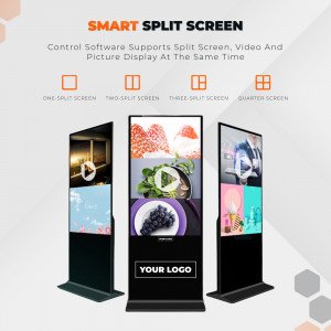 Floor-standing Information Kiosk - with Capacitive Touch 