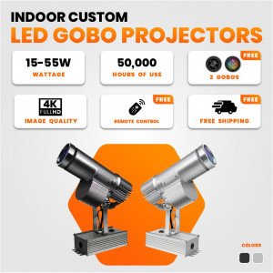 ECONOMY INDOOR LED LOGO GOBO PROJECTOR